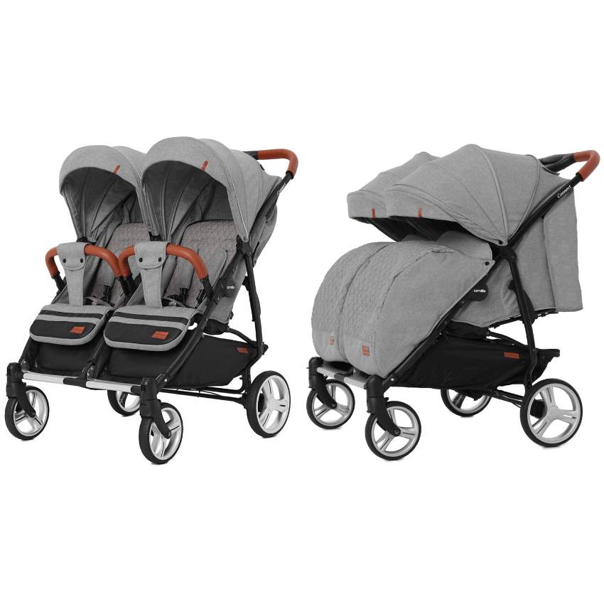 Коляска прогулянкова CARRELLO Connect CRL-5502 Ink Gray для двійні